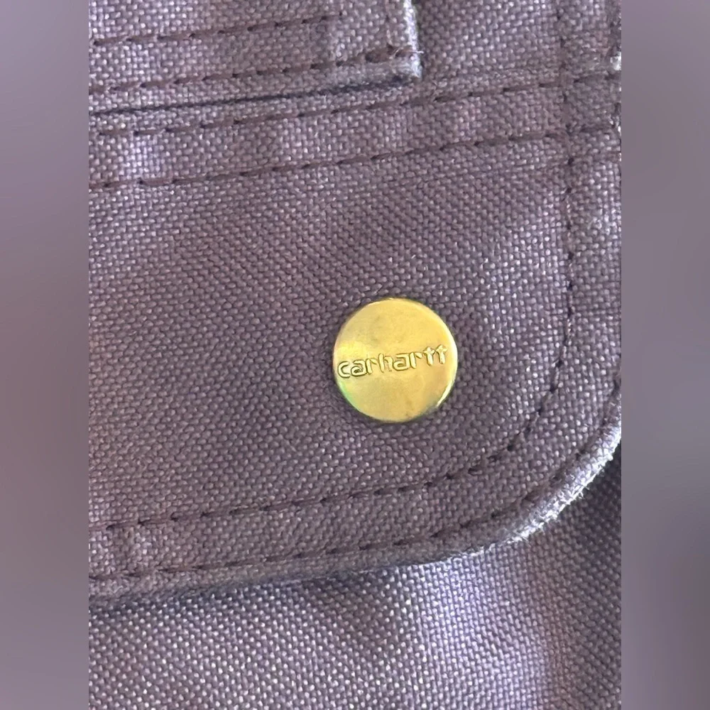 Carhartt Crossbody Wine Color Bag Women's Crossbody Carry All Tote Purse Snap - Picture 3 of 11